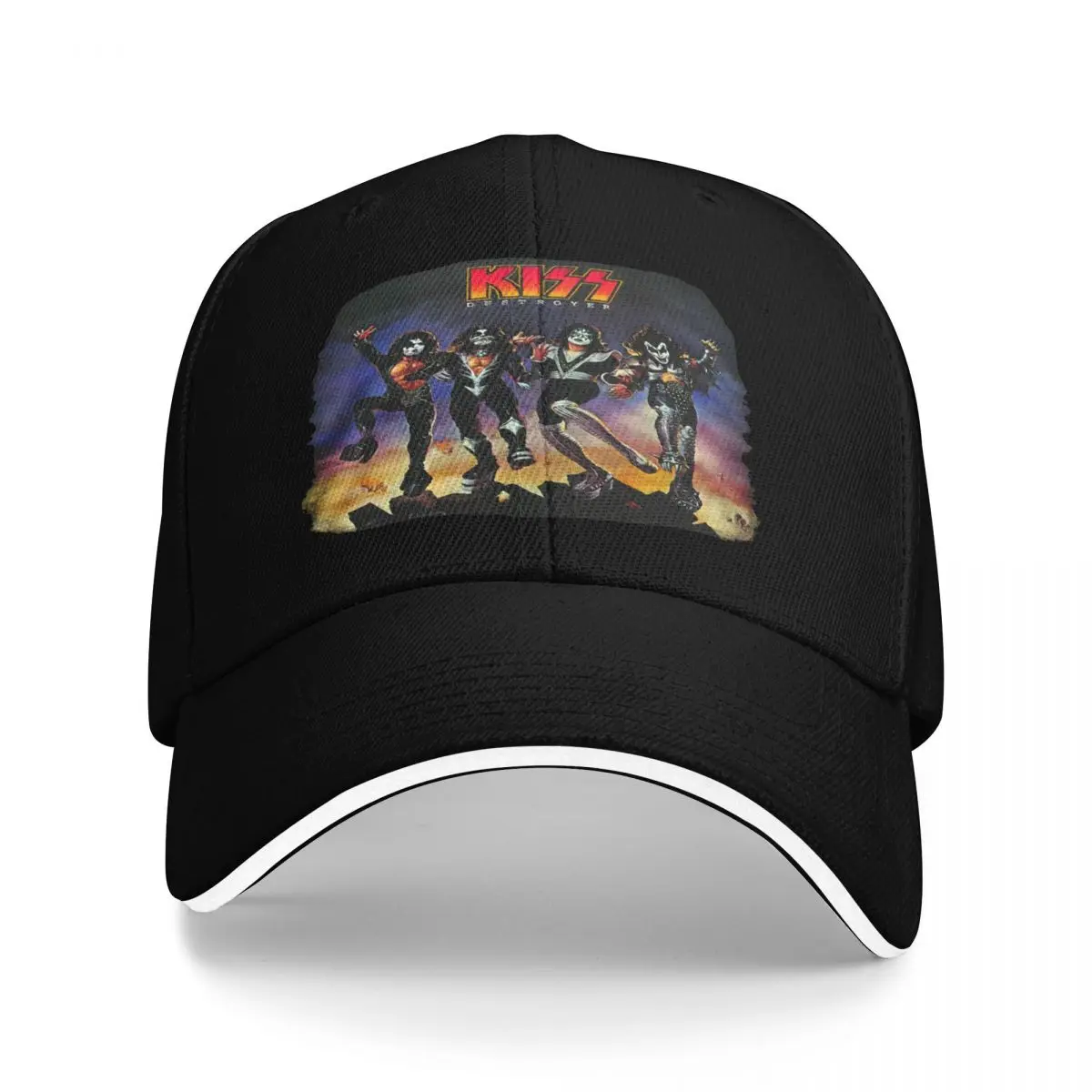 KISS Destroyer Licensed N Roll Band Man Cap Ball Cap Sports Caps Baseball Cap For Men Man Hat Baseball Cap