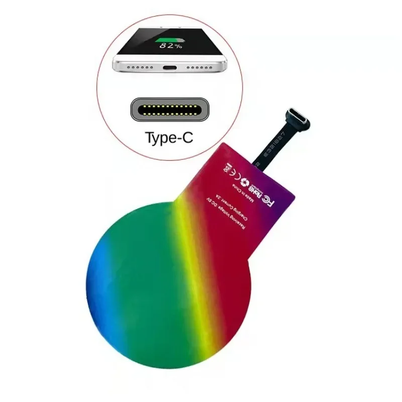 10W 5V 2A USB C Receiver Module Wireless Charging Receiver Kit Universal External Connetctor Receive For Android Qtandard Kits