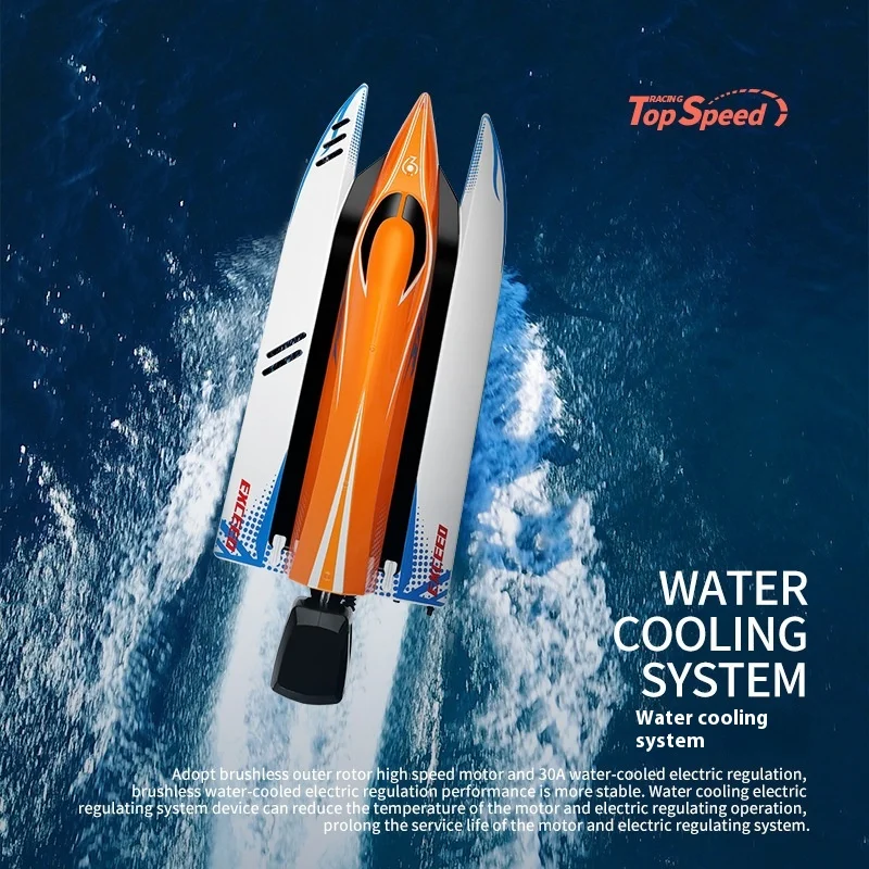 Wltoys WL915-A รีโมทคอนโทรลเรือรุ่น brushless ความเร็วสูง speedboat และ anti rollover รีโมทคอนโทรลเรือ