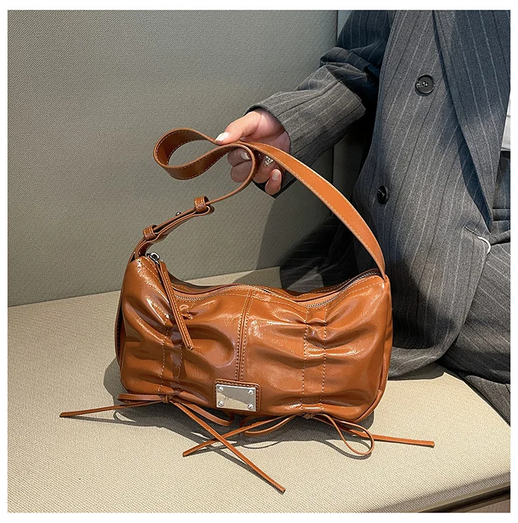 

2025 New Arrival Bow Bag - Stylish Underarm Crossbody Purse, Minimalist Slouchy Tote, Trendy Women's Handbag