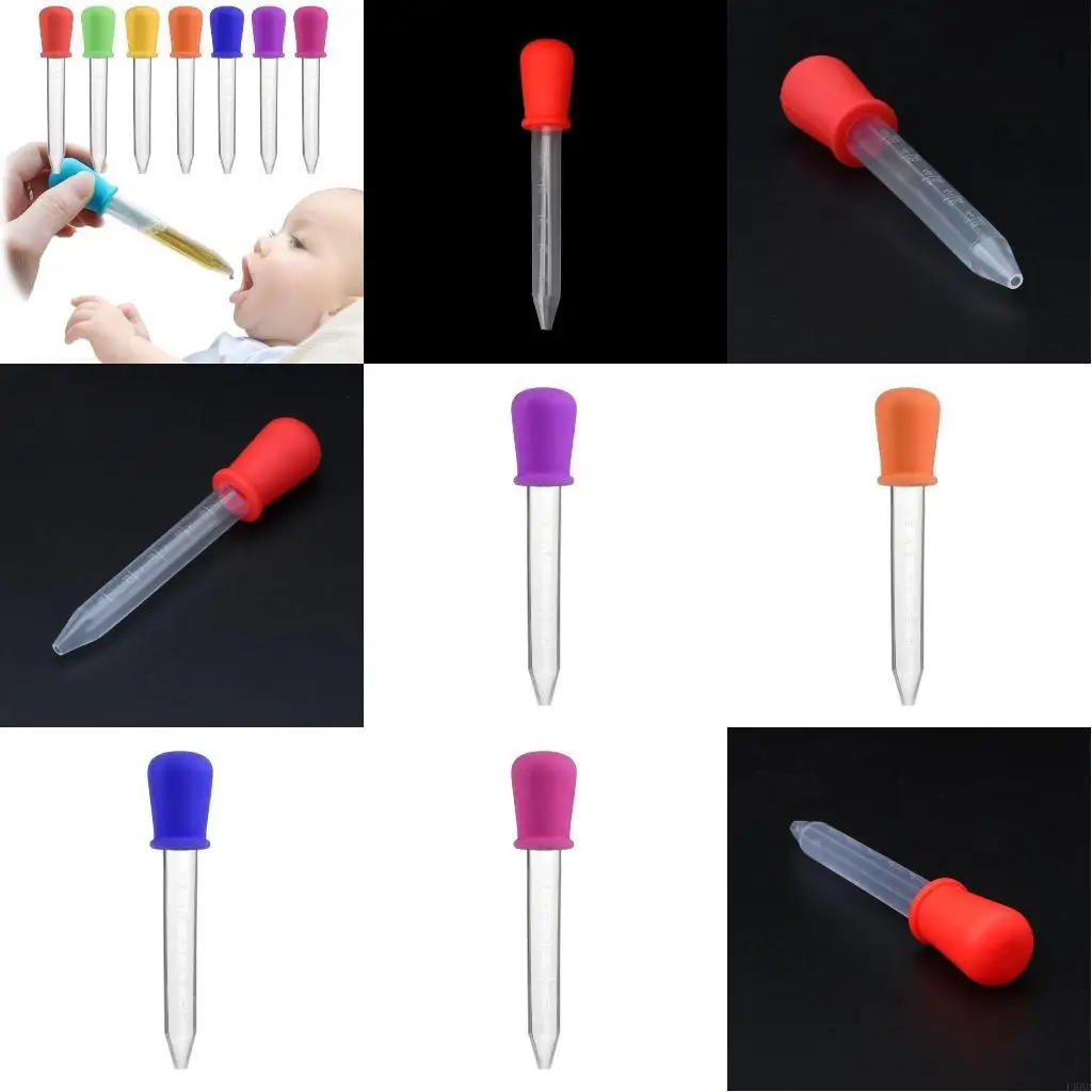 

Силиконовые капельницы для жидкости Прозрачные пластиковые пипетки Пипетки с наконечником для глаз Пипетка L8RB