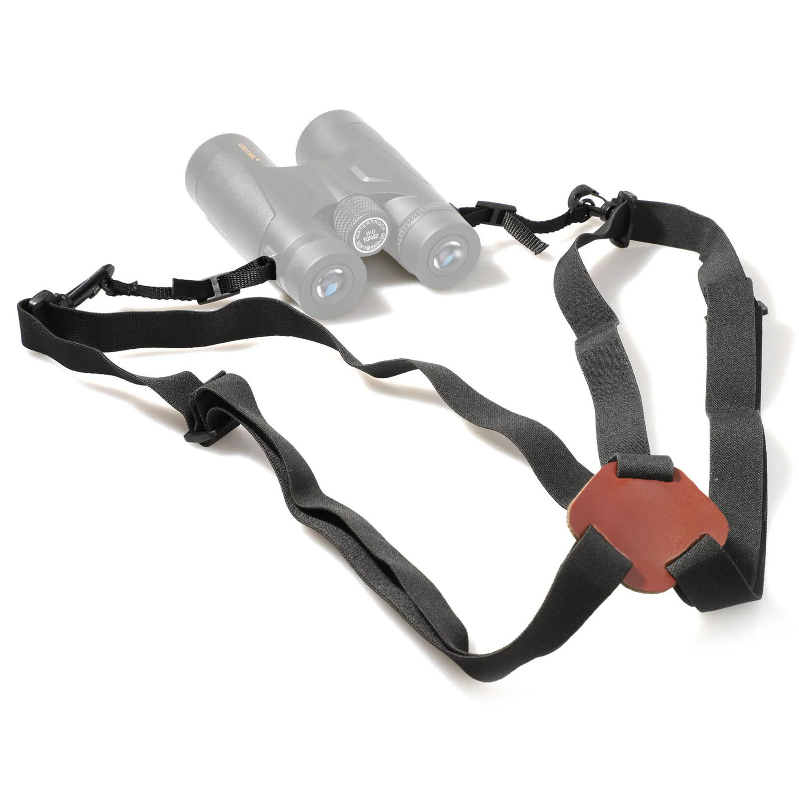 Leather Webbing Optics Binocular Harness Strap X-shaped Adjustable Belt Monocular Harness Strap Powerful Binoculars Telescope