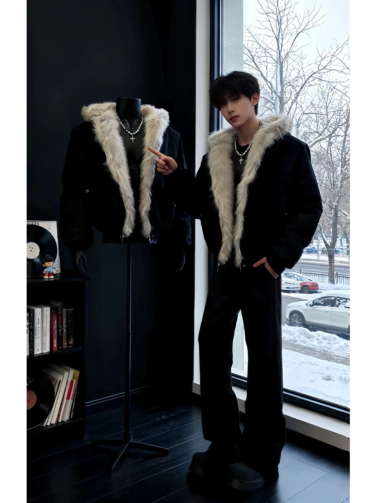 

Мужская зимняя утепленная куртка Bla American Sle Mountain Eagle с флисовой подкладкой, хлопковая, с капюшоном, на синтетическом пуху