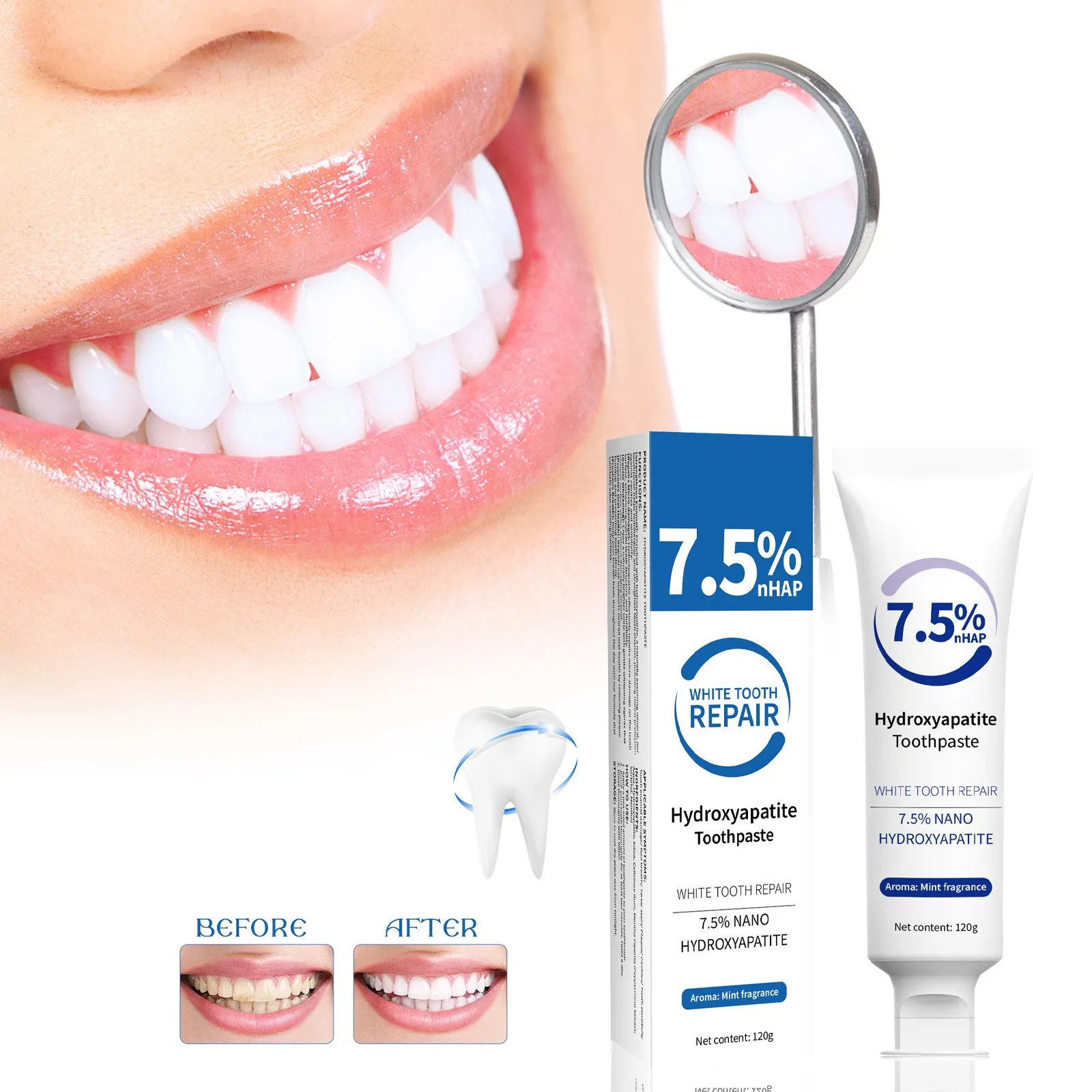 

7.5% Toothpaste Toothpaste That Protects Tooth Enamel And Gentle Ingredient That Lasts And Freshens Breath Oral Care Toothpaste