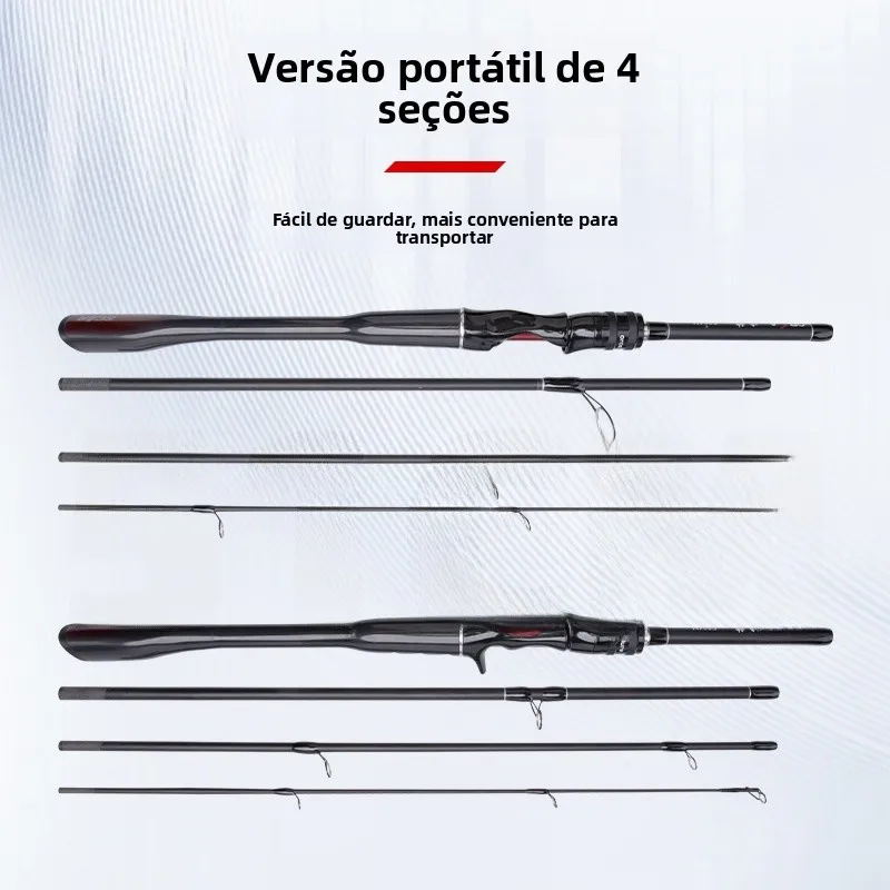 ポータブルミニマルチセグメントルアーロッドトラベル超短キャスティングロッド2m威海クロスボーダーフィッシングロッドアウトドアキャンプギア