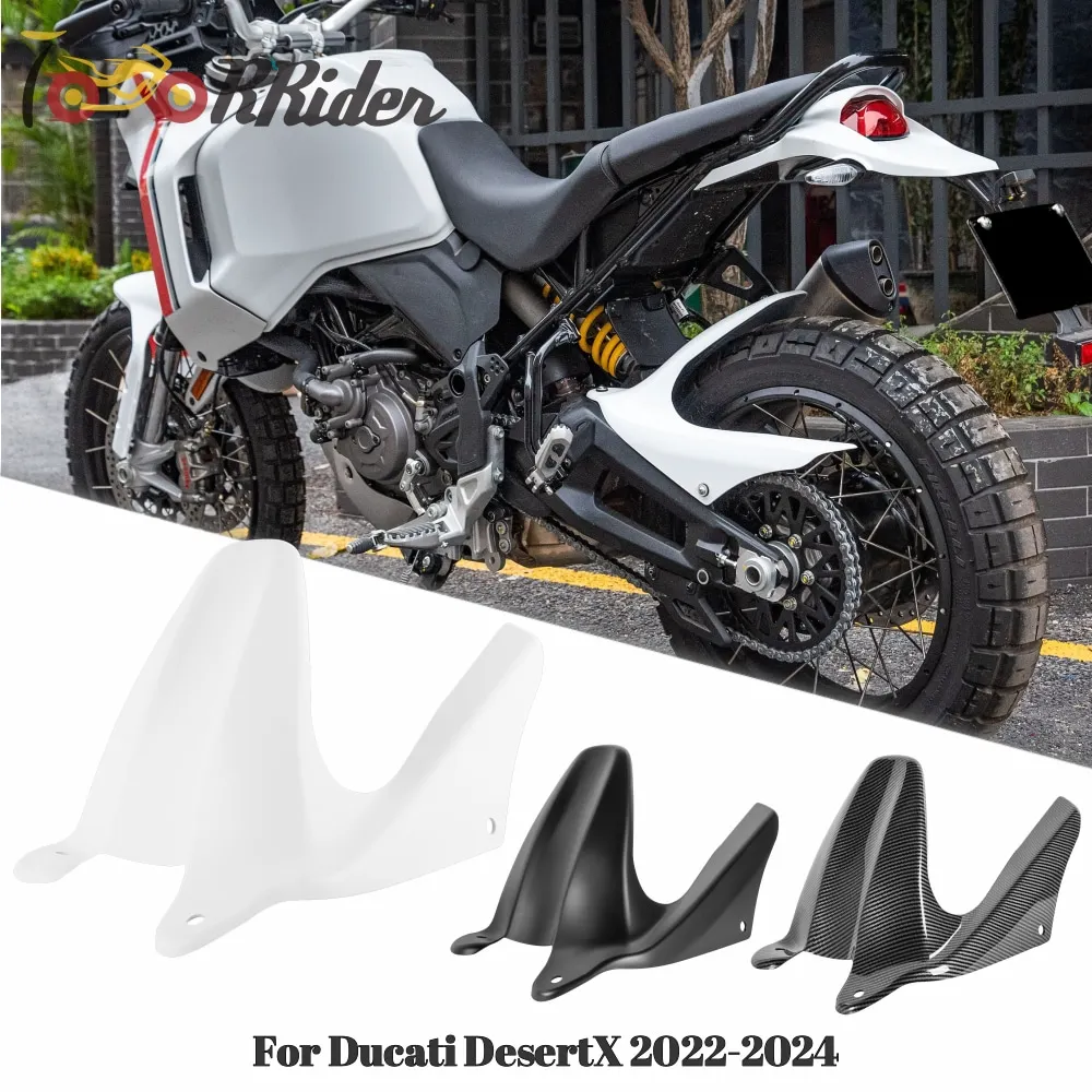 

For Ducati Desert X 2022 2023 2024 DesertX Motorcycle Rear Wheel Hugger Tire Splash Guard Cover Fairing Rear Fender Mudguard