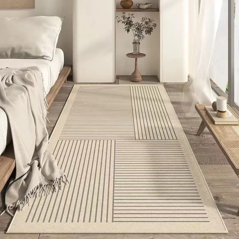 Extremely Simple Wabi Sabi Style Long Carpet, Bedside Carpet, Floating Window Mat, Anti Slip Corridor, Study, Home Decoration