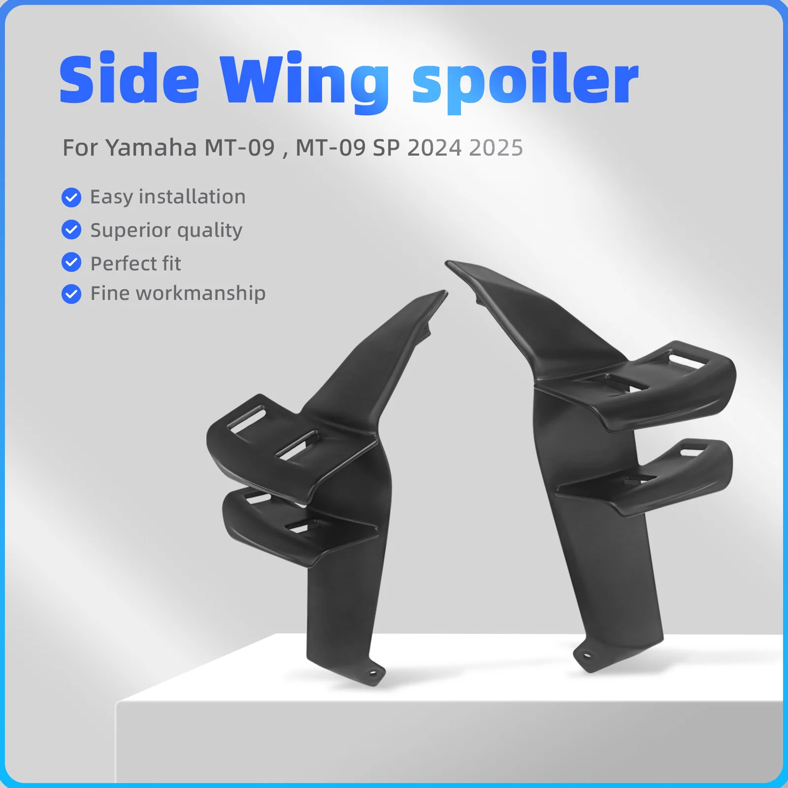 

MT09 Side Wings Side Fairings Side Spoilers Motorcycle Spoilers Aerodynamic Wingles New accessories For MT-09 MT09 SP 2024 2025+