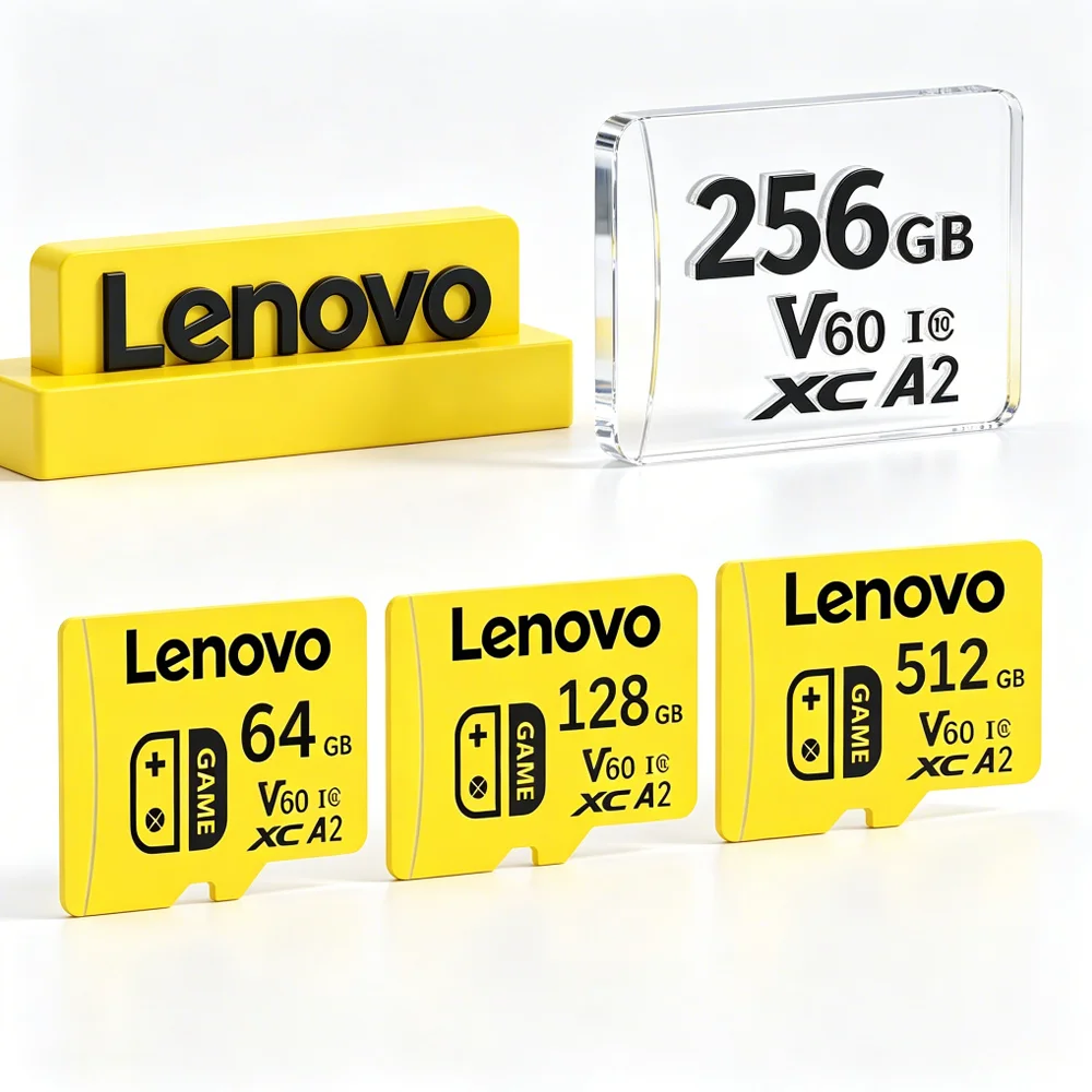 Lenovo Extreme micro SD 512GB 256GB 128GB Memory Card A2 U3 UHS-I Cards USB3.0 4K Flash micro SD Card for Camera GoPro DJI drone
