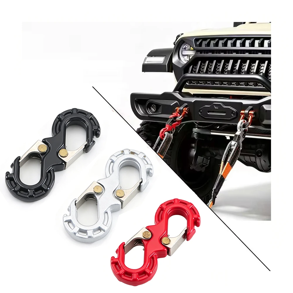 1 Stück RC Auto Metall-Winde S-Typ Anhängerkupplung Dekoration für Axial SCX10 90046 CC01 TRX4 MST Redcat 1/10 RC Rock Crawler