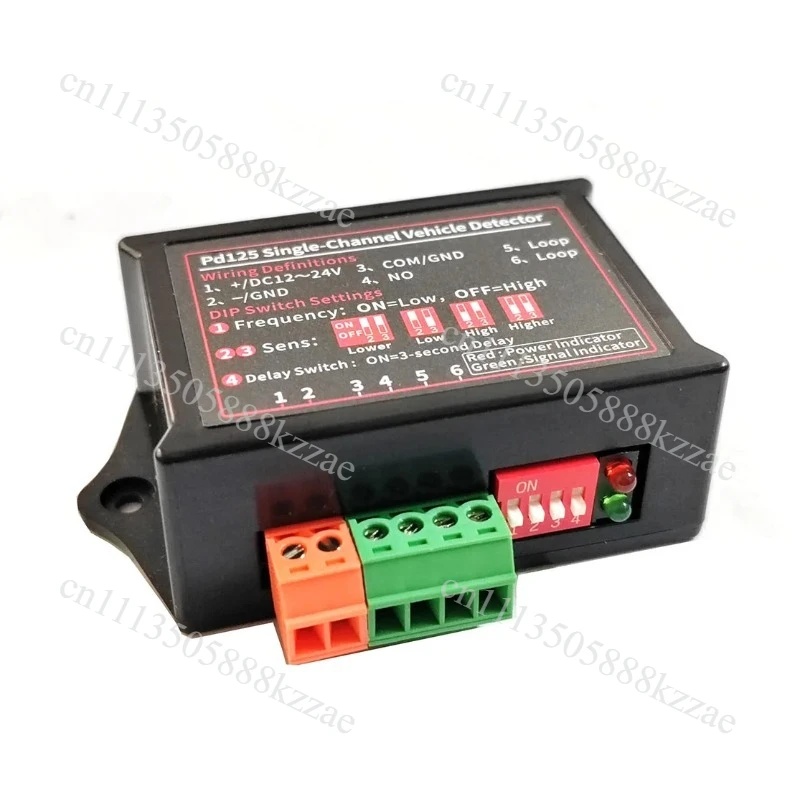 2 units 12V 24V Single Channel Vehicle Loop Detector Radar Computer Control Panel for Industrial Garage Door Access Control