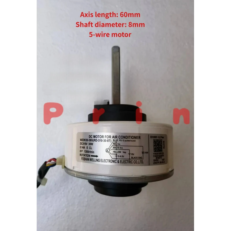 brand new for Midea Inverter Air Conditioner DC Fan Motor DC310 WZDK30-38G (RD-310-30-8T)