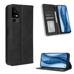 For TCL 40 NXTpaper 5G Magnetic flip cover PU Wallet Phone case for TCL 40 XE 5G TCL 40 X 5G T609M leather Phone case
