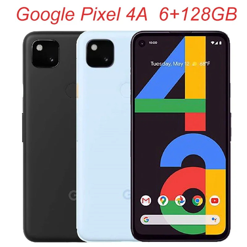 Google Pixel 4a RAM 6GB ROM 128GB 5.8 Unlocked OriginalNFC Octa Core Fingerprint 4G LTE Original Unlocked Smartphone Cell Phone