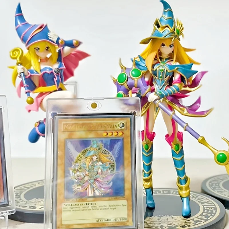 

Yu-Gi-Oh! Scenic Figure 27cm Genuine Anime Toy Equal Arts Magician Girl Konami Figure Model Collectible Toys Gifts