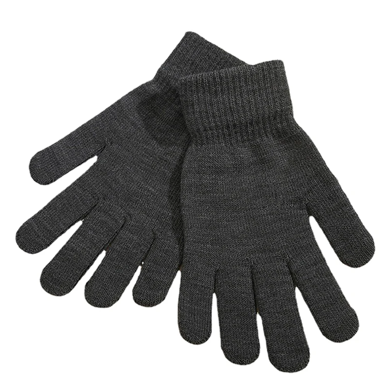 Gants de cyclisme épais simples pour hommes et femmes, mitaines, document solide, chauffe-mains, hiver, 1 paire