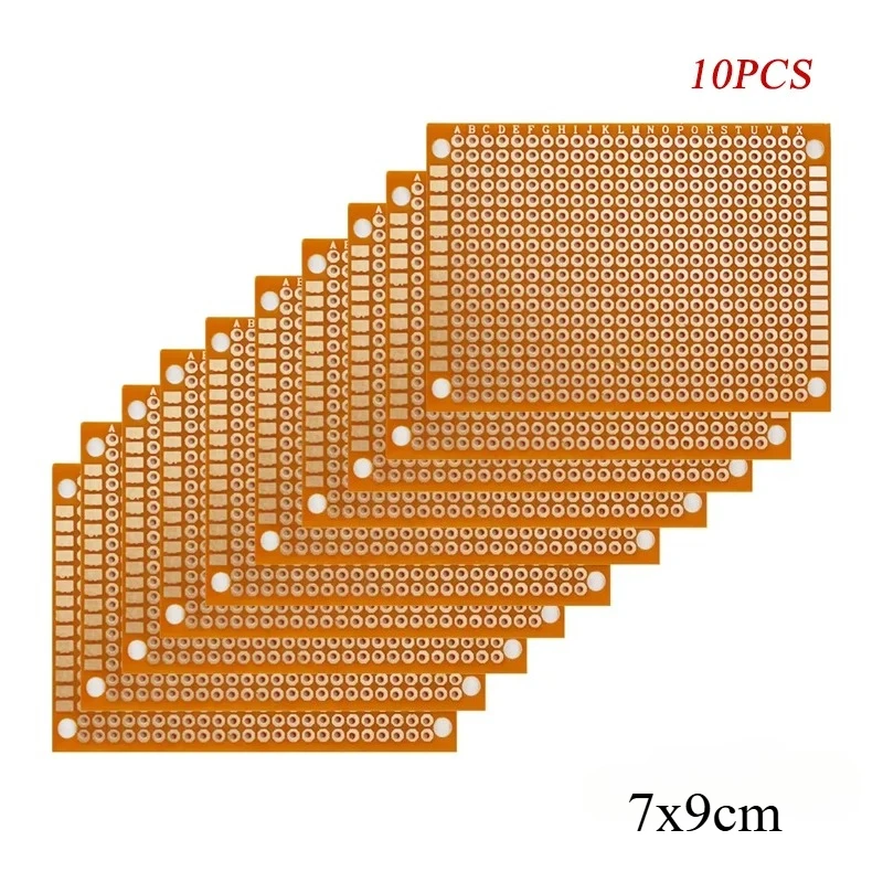 10 STKS 5x7/7x9/9x15 cm 5*7 CM PCB Broodplank Protoboard Enkelzijdig Universele Printplaten 1.2 MM Dikke DIY Set Geel