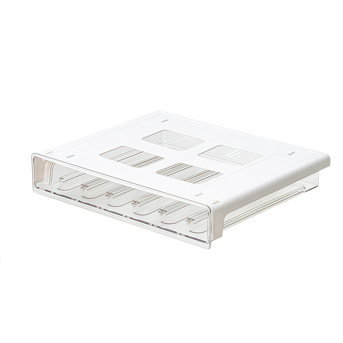 حامل كبسولات القهوة سعة 30 كوبًا، حامل كبسولات القهوة، آلية قفل بزاوية، شريط تركيب سهل التركيب متضمن