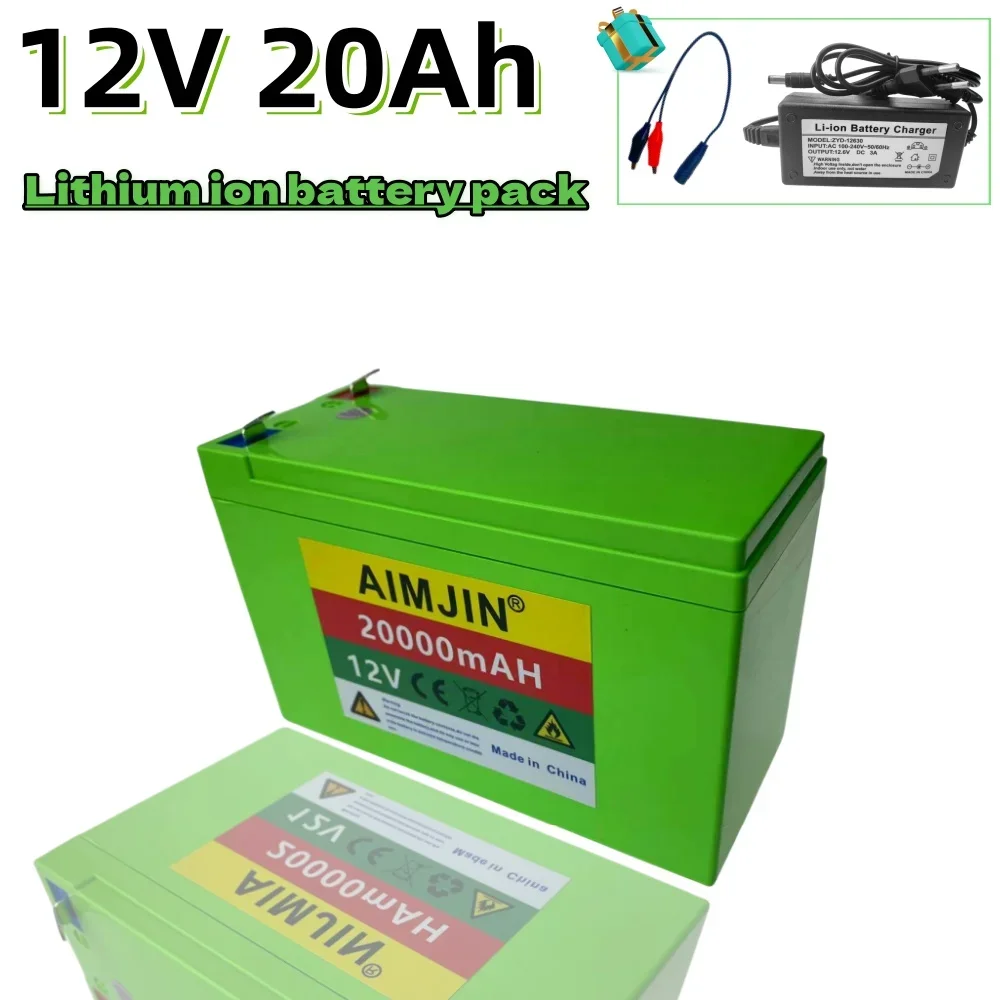 12V 20Ah Lithium Ion Battery For Sprayer Scale Access Control Children Toy Airplane