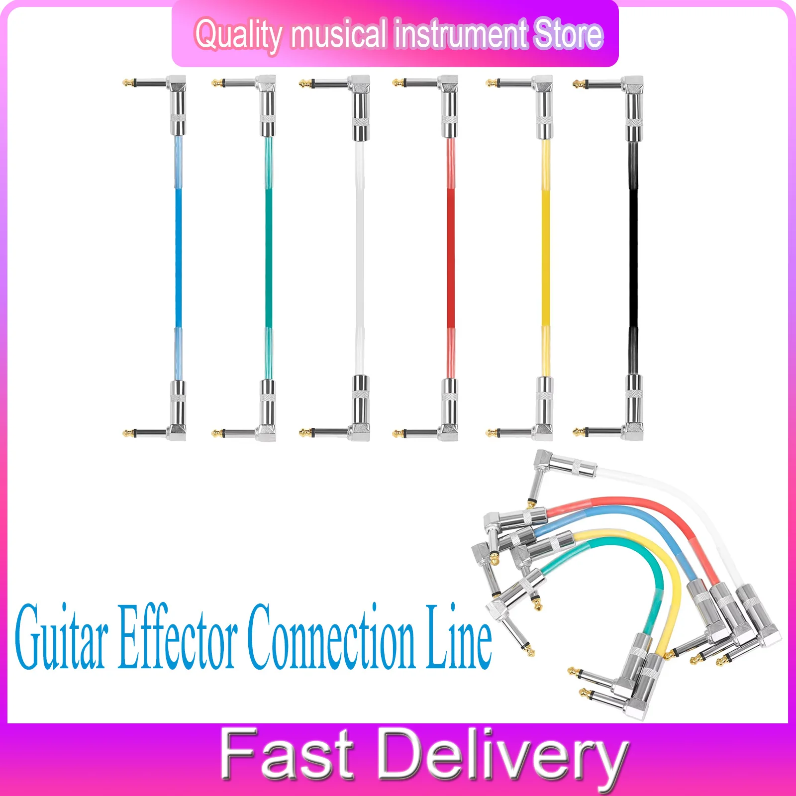 IRIN Electric Guitar Effector Connection Line Monoblock Effector No Noise Connectors Guitar Musical Instruments Accessory
