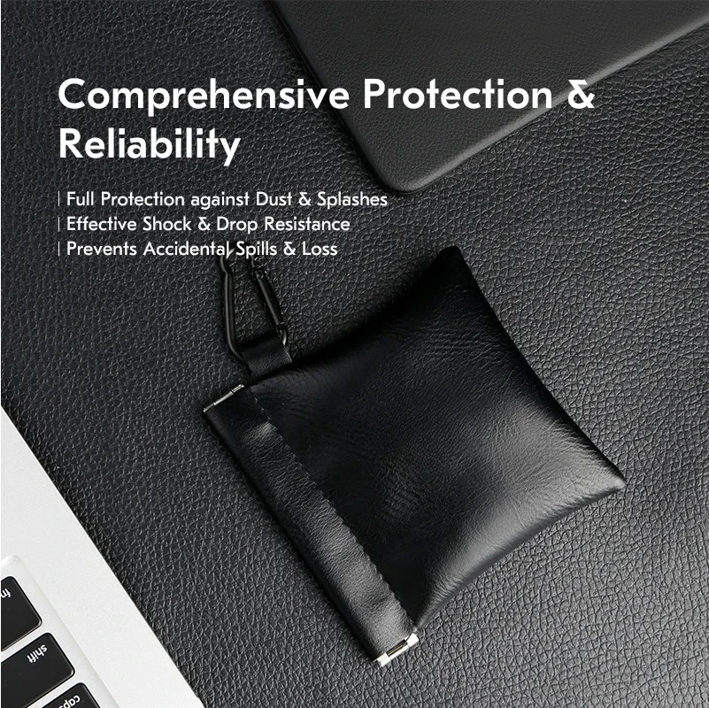 plus Case Earphone Box Self-Closing Square Portable Compression Shrapnel storage bag for Tech Accessories image 3