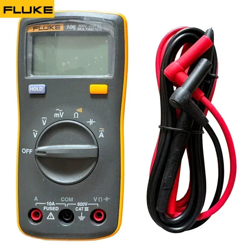Fluke 106 Handheld Digital Multimeter 600V 10A CAT III Meter Multimeter