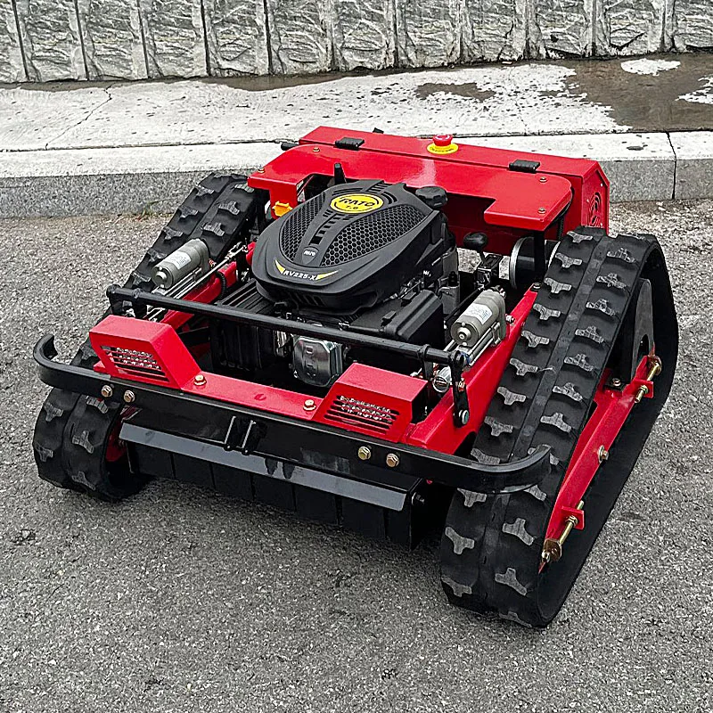 

Factory direct sales of wireless remote control lawnmowers with easy operation; door-to-door delivery.