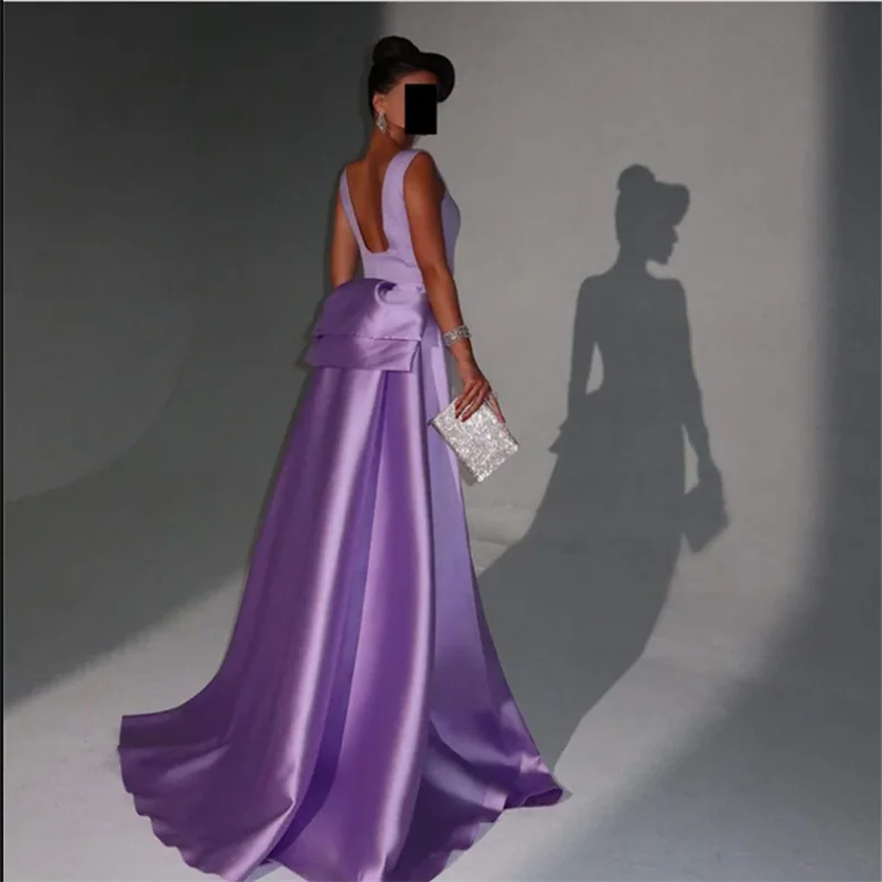 Vestido de fiesta para novio, madre en Purpul, elegante vestido de matrimonio para invitados, vestido de madre, boda, largo, madre de la novia, personalizado