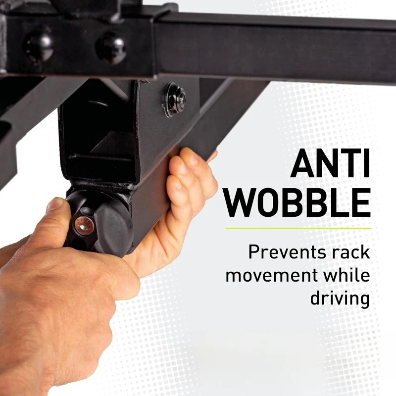 Bike Hitch Rack Rack Fits Fat Tire Mountain Bike Standard Bicycles  65lbs Per Bike Tilt Down/Fold Up Platform  Locking Tow Mount