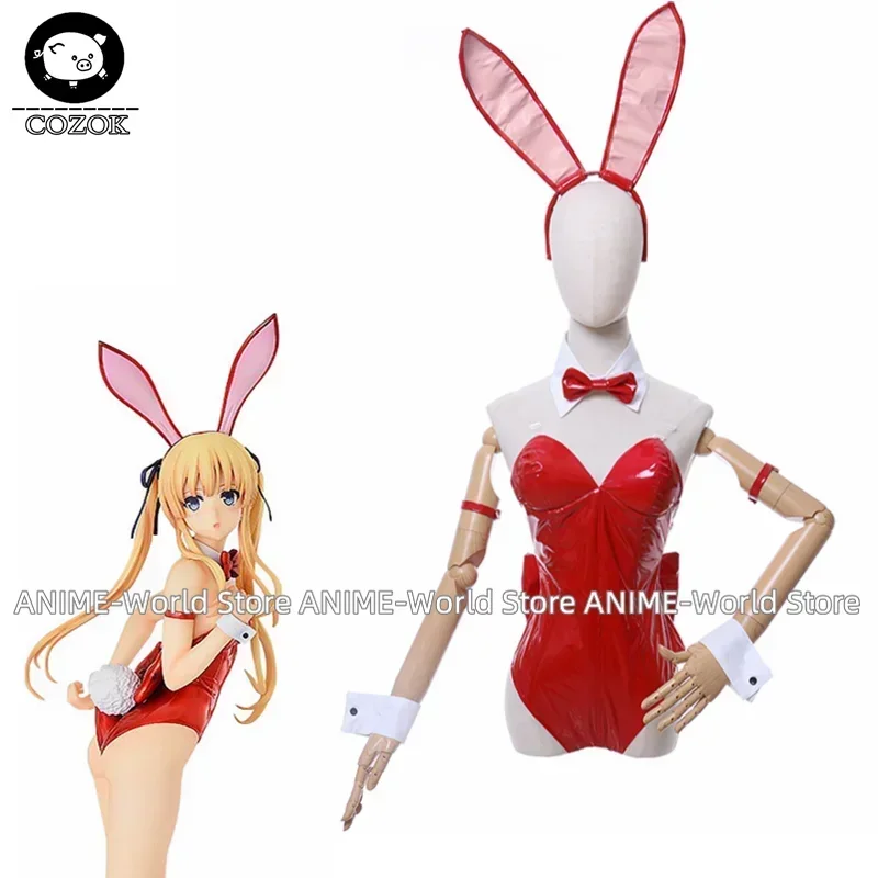

Eriri Spencer Sawamura косплей костюм кролик девушка сексуальный комбинезон женский красный костюм Saenai Heroine no Sodatekata комбинезоны