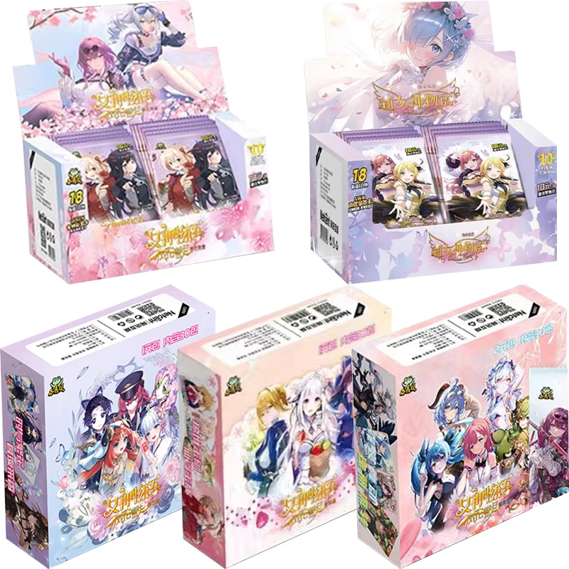 

Genuine Goddess Story Cards Wind Flower Snow Moon Anime Girl Zero Two Ganyu KafKa MSR UR Collection Card Children's Toy Gift