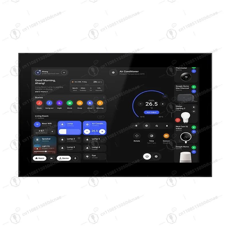 14 Inch RK3568 Android 11 13 Debian AIO Touch Screen for Smart Home System