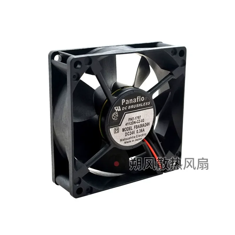 for Panaflo FBA08A24H 8025 8CM 24V 0.36A Inverter Cooling Fan