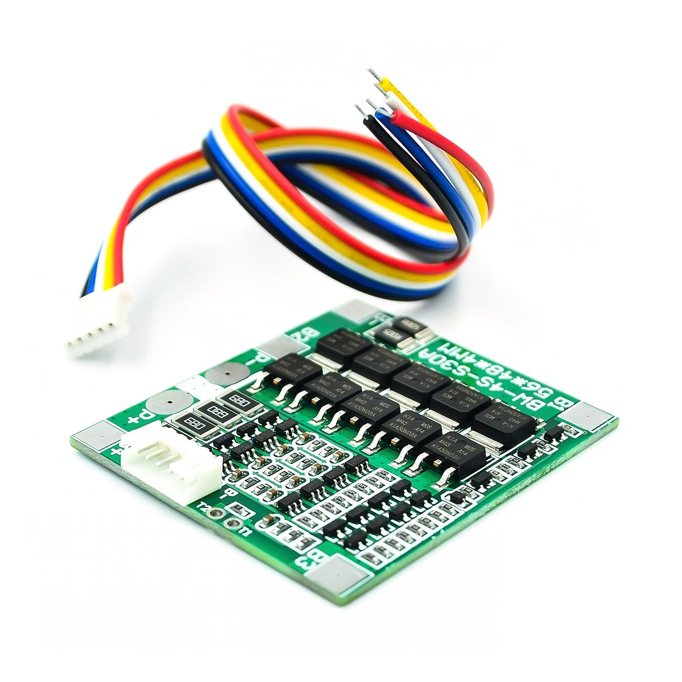 Li-ion Lithium Battery BMS Packs, PCB Protection Board Balance, circuitos integrados, 45x56mm, 4S, 30A, 14.8V, 18650