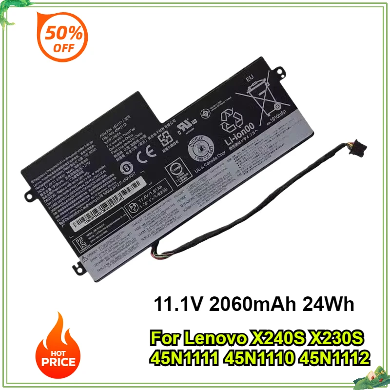 

New L450 45N1110 45N1111 45N1112 Internal Battery for Lenovo ThinkPad T440 T440S T450 T450S X240 X240S X260 X250 X270 2060mAh