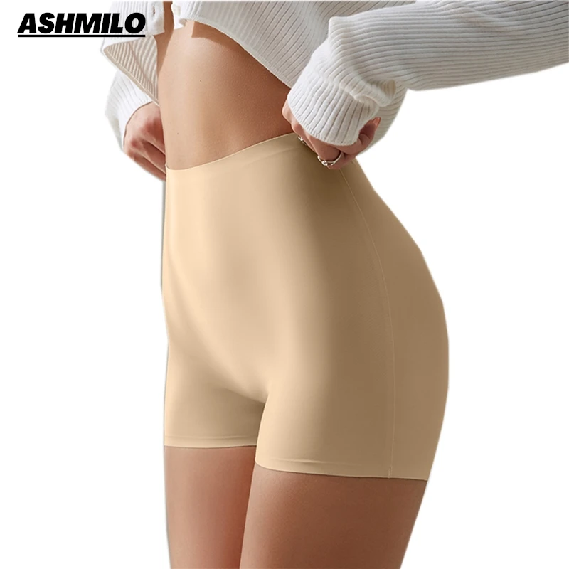 

Women Safety Shorts Sexy Underwear Shorts Seamless Stretchy Under Dresses Shorts High Waist Comfortable Breathable Bloomers