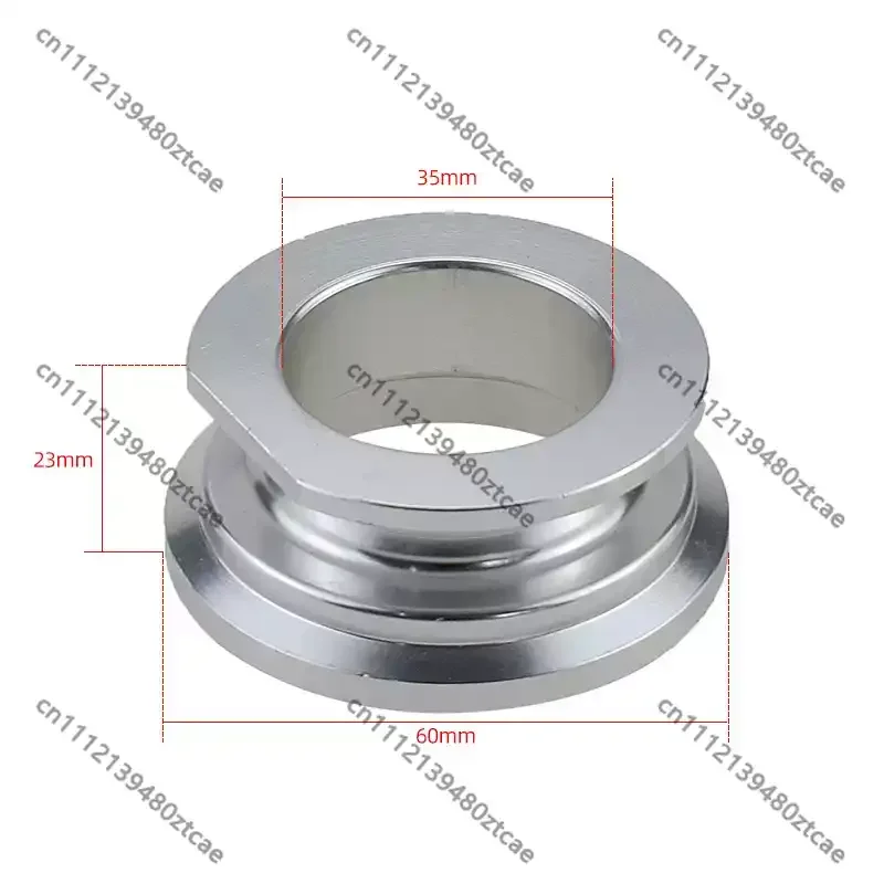 50mm Aluminum Alloy Wastegate Valve Base Turbo Flange Joint For Automobile Turbo Exhaust Pressure Relief System