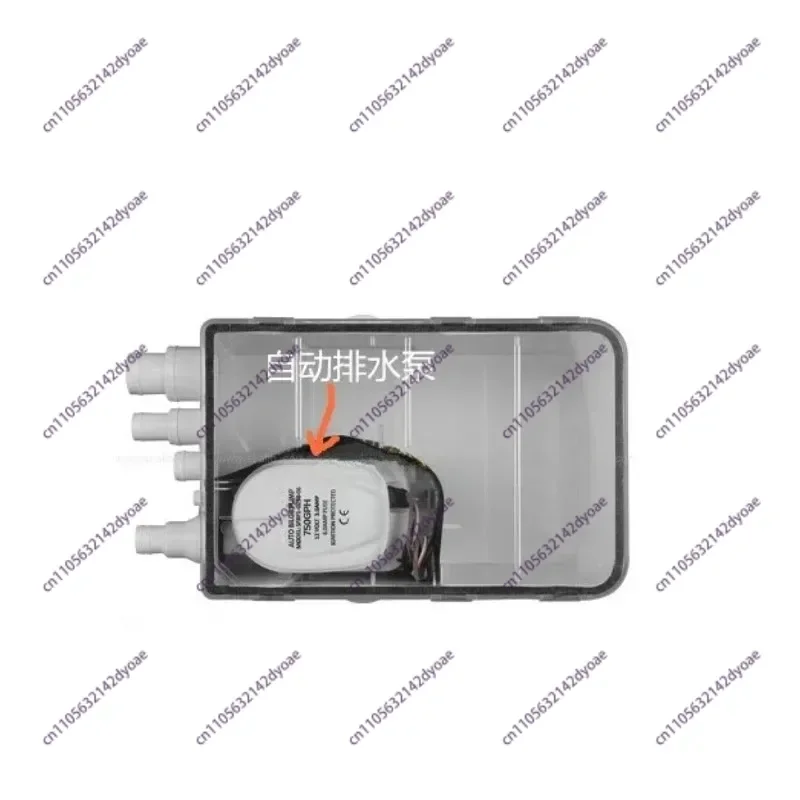 Marine Waste Water Box, Shower Sump Tank Automatic Bilge Pump for Boat Sewage Drainage System