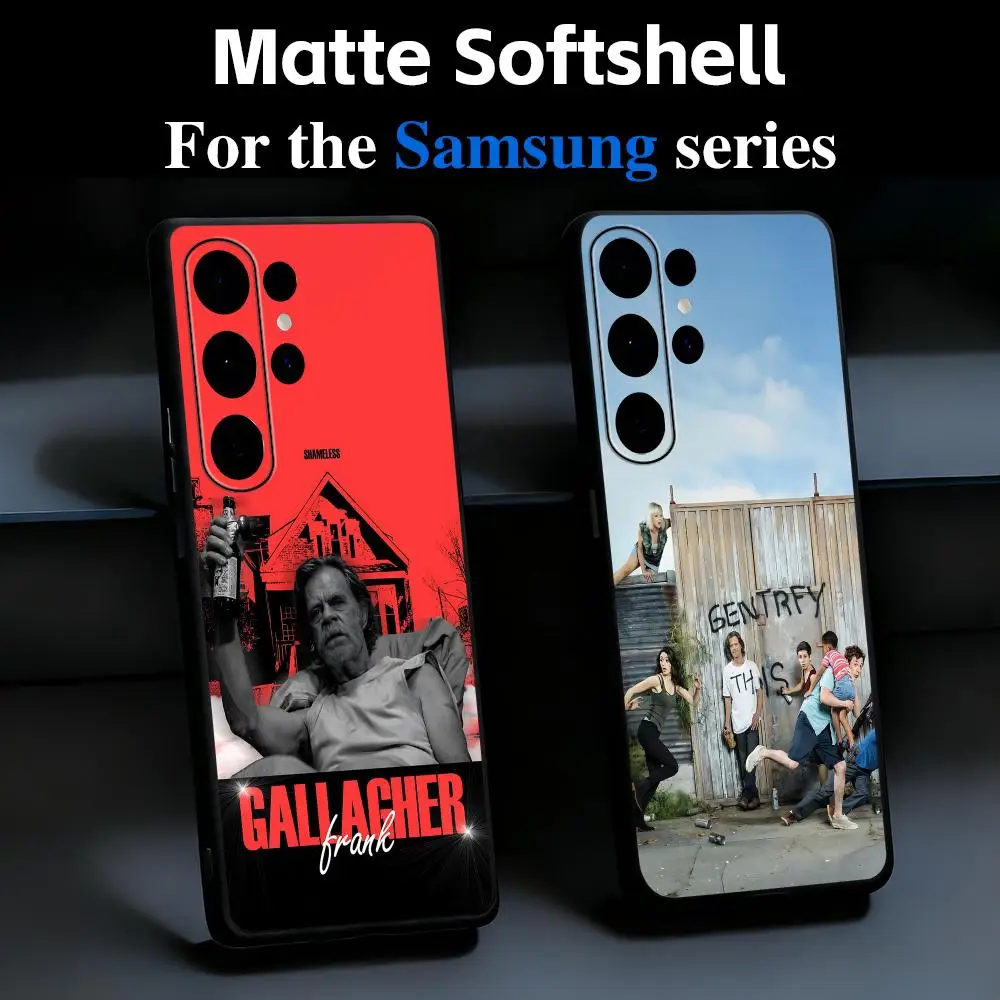 TV Hot Shameless Phone Case For Samsung Galaxy S26 S25 S24 S23 S22 S21 Plus Ultra Fold A Soft Black