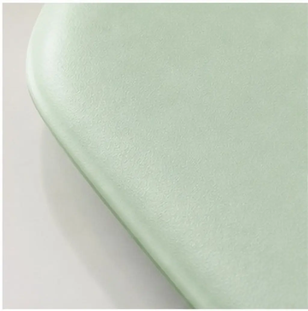 U Shaped Soft Close Toilet Seat Foam Cushion Quiet Slow Lower Noise Free Quick Release Anti Slam Lid Cover Light Green Bathroom