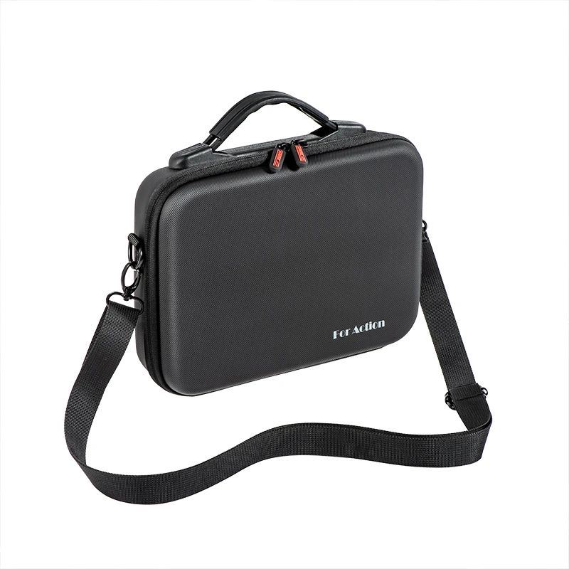 STARTRC Shoulder Bag For DJI Action 4 Storage Bag PU Leather Carrying Case Handbag for Osmo Action 4 Camera Accessories