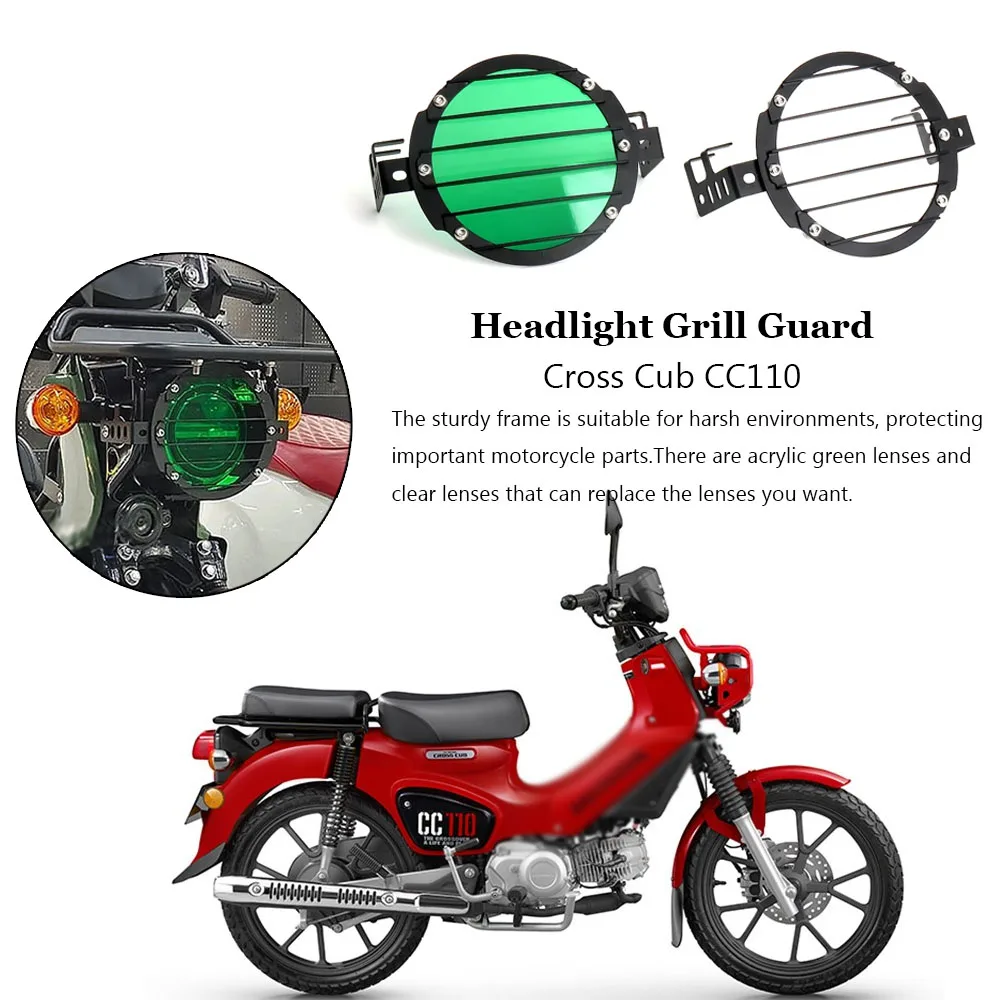 

Аксессуары для мотоциклов Honda CROSS CUB CC 110 2023 2024, защита передней фары, крышка передней фары