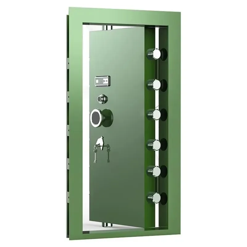Heavy Duty Steel Concealed Locker Door Ground Mounted Simple Style Secure Warehouse Safe Room Access Panel