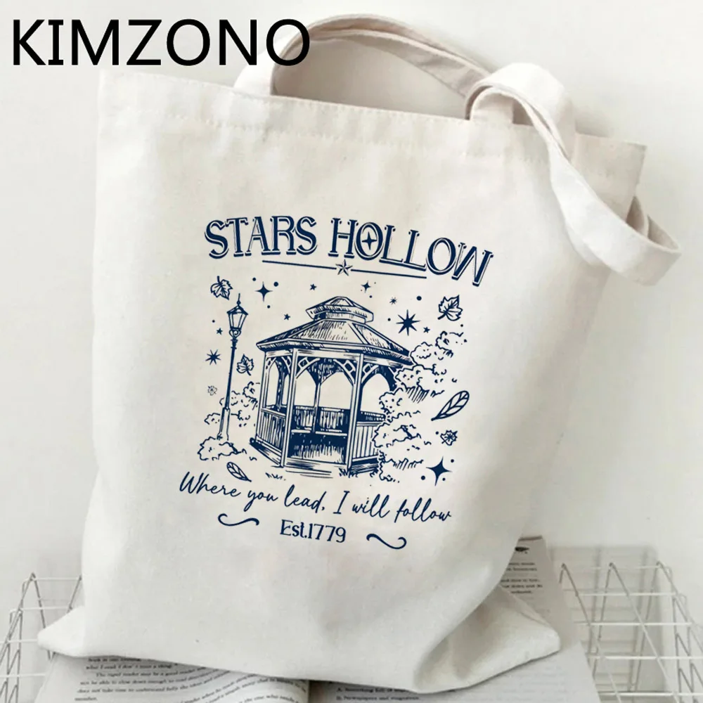 Gilmore Girls shopping bag reusable bolsa bolso shopper bag string fabric cloth shoping custom