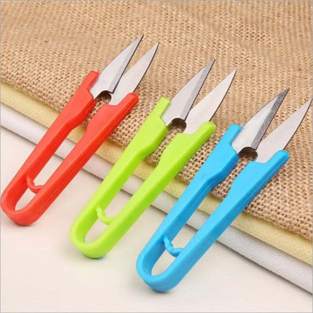 U-shaped Stainless Steel Clipper Nipper Thread Cutter Cross Stitch Tailor Scissors Sewing Scissors Sewing Tool Yarn Scissors