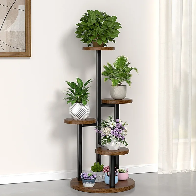 Living room flower rack, balcony floor standing flower rack, succulent rack, indoor multi-layer floor standing flower rack