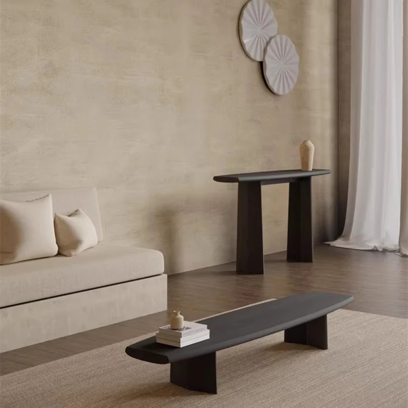 Wabi Sabi Beauty Console Tables Vintage Mid Century Slim Provincial Console Tables American Glamour Meuble Salon Furniture