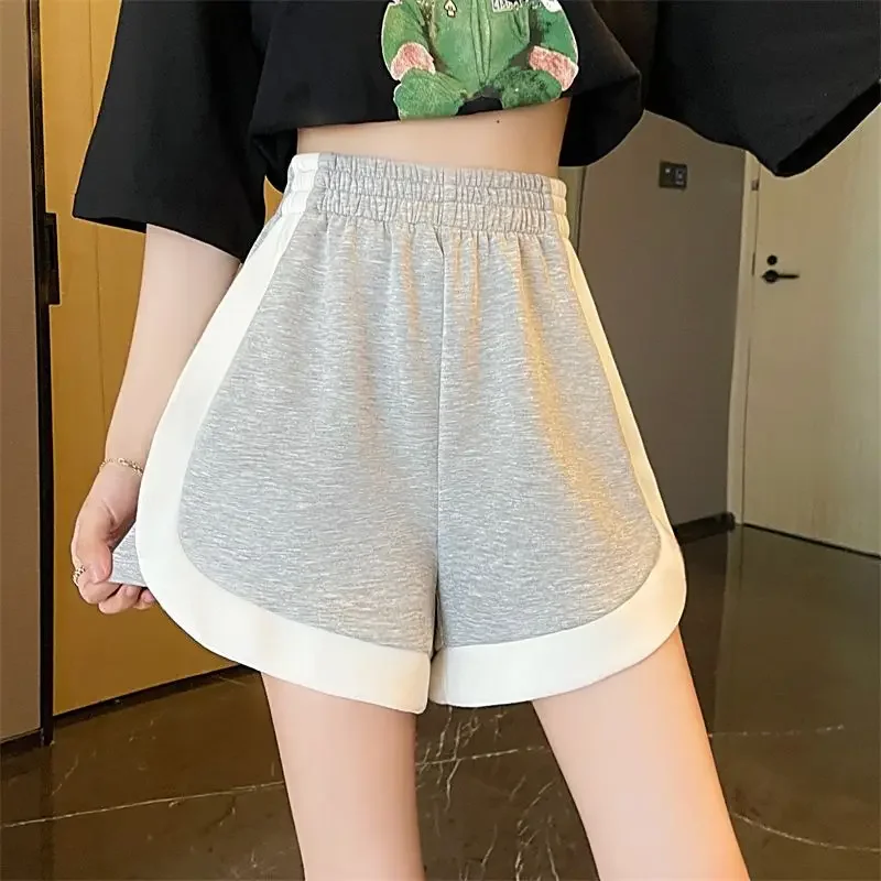 

Casual Female Short Pants Baggy Loose High Waist Women's Shorts Stretchy Youthful 2000s Clothes Y2k Wholesale Elegant Outfits XL