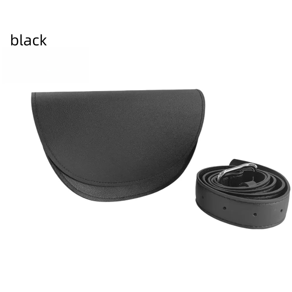 Golf Fanny Pack for Range Finder Balls Tees with Magnetic Closure Korean Style Half Moon PU Waist Bag On Course Ready