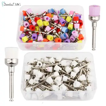 100Pcs Zahn Polieren Pinsel Sharp Typ Nylon Dental Prophy Pinsel Dental Labor Polieren Pinsel Zahnarzt Klinik Werkzeuge